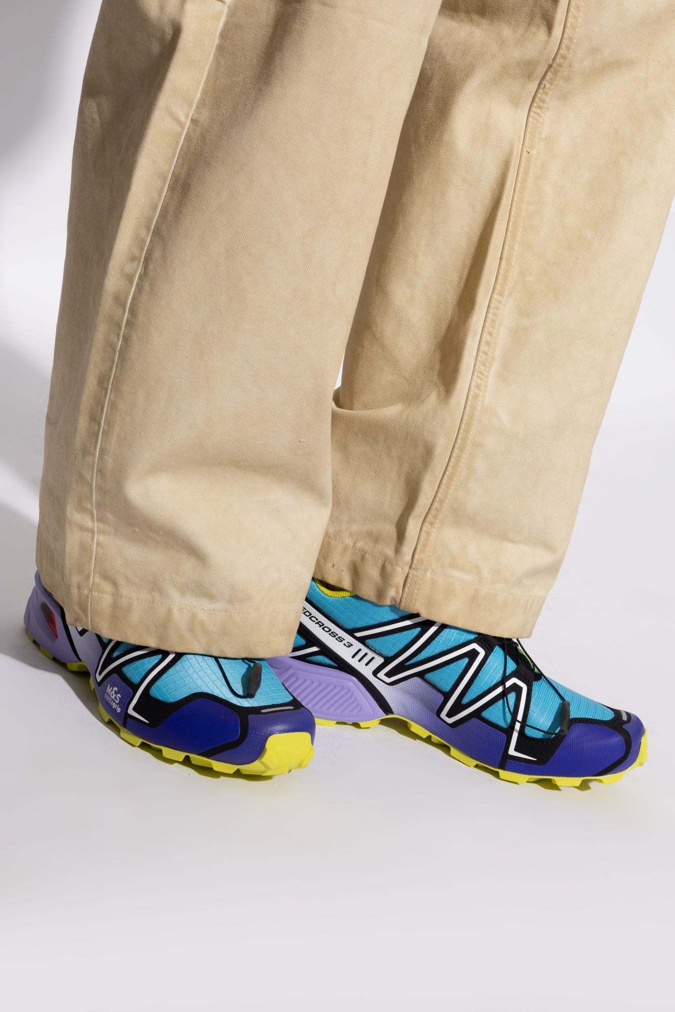 スニーカー Salomon \"SPEEDCROSS 3\" SNEAKER (L47723100 AQUARIUS WHITE) SPEEDCROSS 3 - AQUARIUS / WHITE / LIBERTY